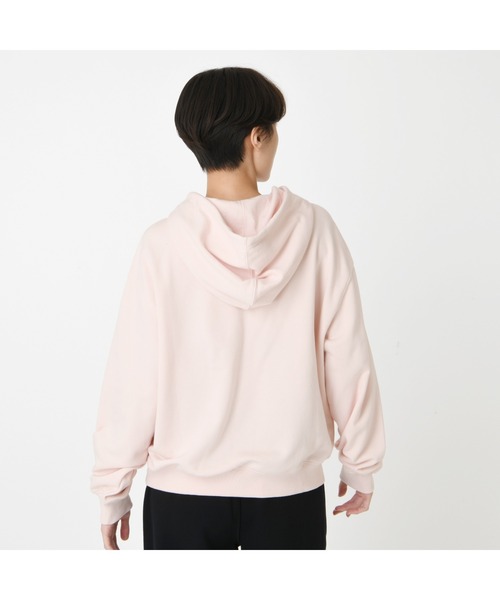 NEW BALANCE（ニューバランス）の「Sport Essentials Stacked Logo スウェットフーディ（スウェット・レディース・ライトピンク/ブラック/ヘザーグレー・MEDIUM/SMALL/LARGE/X-LARGE）」の8枚目の写真