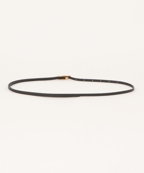 ROPE'（ロペ）の「ツイストバックル ロング細ベルト【メディア掲載】（ベルト・レディース・ブラック/ベージュ・FREE）」の4枚目の写真