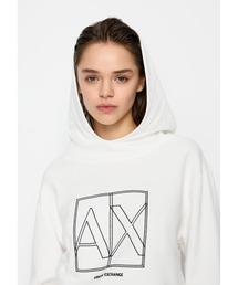 ARMANI EXCHANGE | 【A|X アルマーニ エクスチェンジ】ボックスロゴデザイン　フーデッドスウェットパーカー(スウェット)