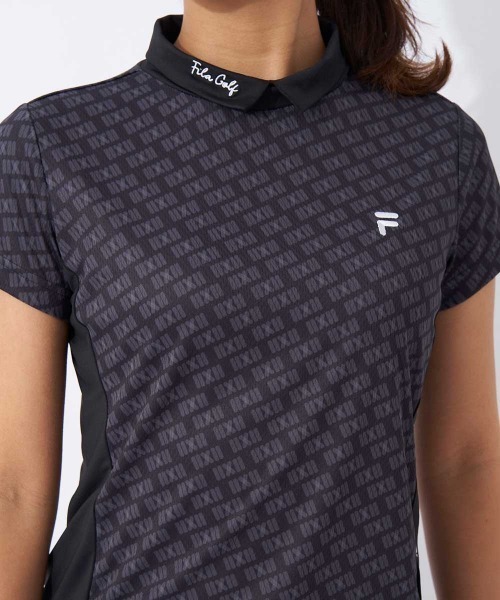 FILA GOLF(フィラゴルフ )の「【FILA GOLF/フィラゴルフ】レディース半袖シャツ ゴルフ(シャツ/ブラウス・レディース・ピンク/ブラック/ベージュ/オレンジ・X-LARGE/LARGE/MEDIUM/SMALL)」の5枚目の写真