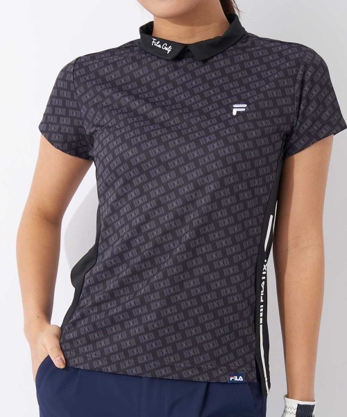 FILA GOLF(フィラゴルフ )の「【FILA GOLF/フィラゴルフ】レディース半袖シャツ ゴルフ(シャツ/ブラウス・レディース・ピンク/ブラック/ベージュ/オレンジ・X-LARGE/LARGE/MEDIUM/SMALL)」の8枚目の写真