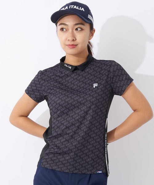 FILA GOLF(フィラゴルフ )の「【FILA GOLF/フィラゴルフ】レディース半袖シャツ ゴルフ(シャツ/ブラウス・レディース・ピンク/ブラック/ベージュ/オレンジ・X-LARGE/LARGE/MEDIUM/SMALL)」の11枚目の写真