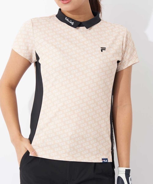 FILA GOLF(フィラゴルフ )の「【FILA GOLF/フィラゴルフ】レディース半袖シャツ ゴルフ(シャツ/ブラウス・レディース・ピンク/ブラック/ベージュ/オレンジ・X-LARGE/LARGE/MEDIUM/SMALL)」の18枚目の写真