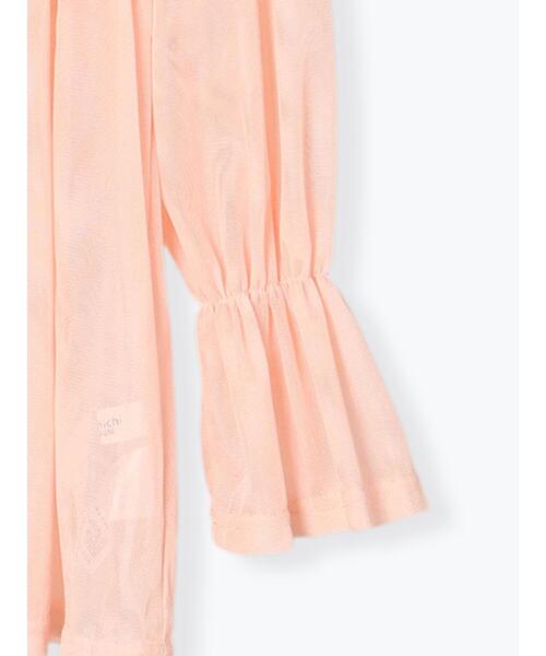 Te chichi TERRASSE（テチチテラス）の「前後2WAYチュールリボントップス（シャツ/ブラウス・レディース・ピンク/オフホワイト/チャコールグレー・F）」の22枚目の写真