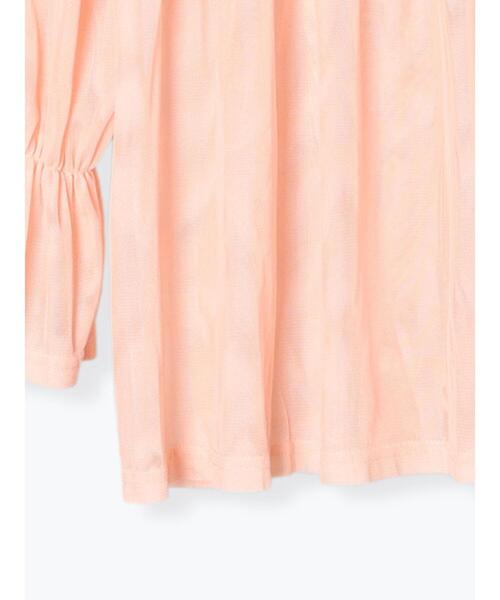 Te chichi TERRASSE（テチチテラス）の「前後2WAYチュールリボントップス（シャツ/ブラウス・レディース・ピンク/オフホワイト/チャコールグレー・F）」の21枚目の写真