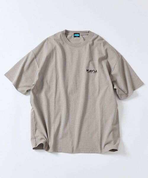 FREAK'S STORE(フリークスストア)の「限定展開 KAVU×FREAK'S STORE/カブー 別注 ビッグシルエット バックプリントTシャツ/ICON(Tシャツ/カットソー・メンズ・ホワイト/ブラック/グレイッシュベージュ/オリーブ/ピンク・SMALL/MEDIUM/LARGE)」の19枚目の写真