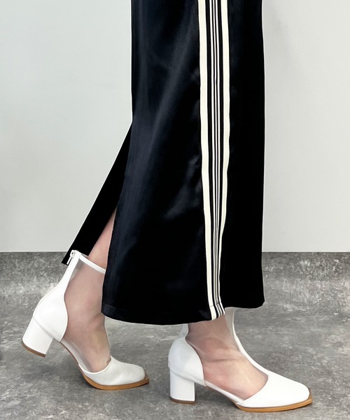 ANAP（アナップ）の「光沢サテンラインスカート（スカート・レディース・イエロー/ブラック/グレー・FREE）」の17枚目の写真