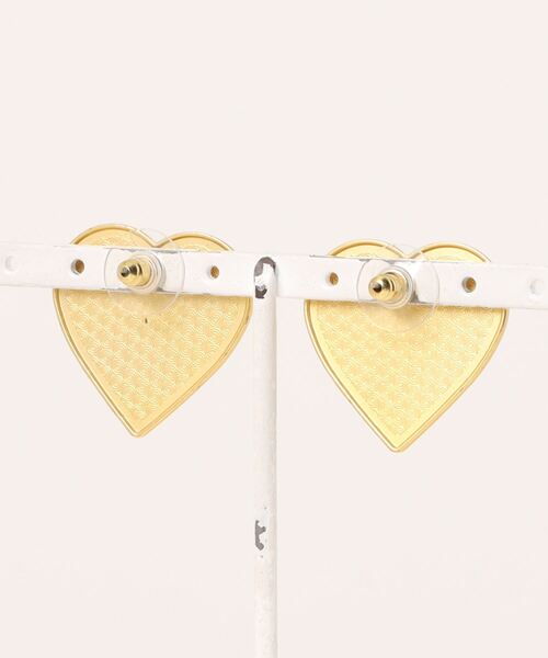 tone（トーン）の「【Occhocochoi】Heart pierce(MA)（ピアス（両耳用）・レディース・ゴールド・FREE）」の2枚目の写真