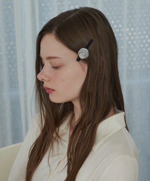 ヘアアクセサリー [SINOON] Rose Hairpin rose hairpin / ローズヘアピン（ヘアピン）｜GIUNON（ジウノン