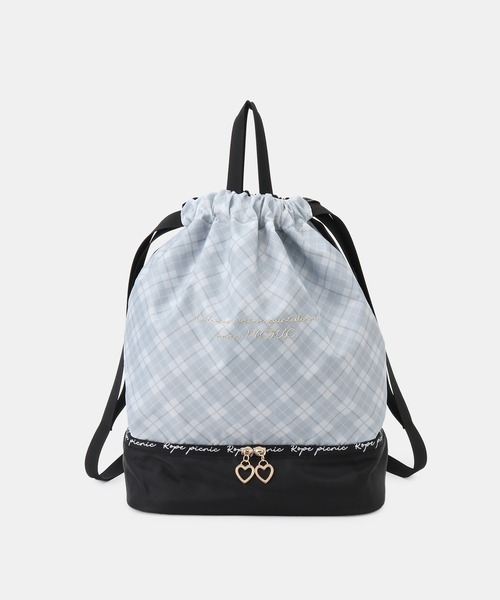 ROPE' PICNIC(ロペピクニック)の「【KIDS】メタリックプリントリュック(バックパック/リュック・キッズ・ブラック/ベージュ・FREE)」の3枚目の写真