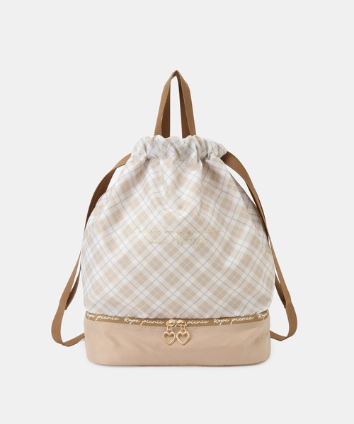 ROPE' PICNIC(ロペピクニック)の「【KIDS】メタリックプリントリュック(バックパック/リュック・キッズ・ブラック/ベージュ・FREE)」の4枚目の写真