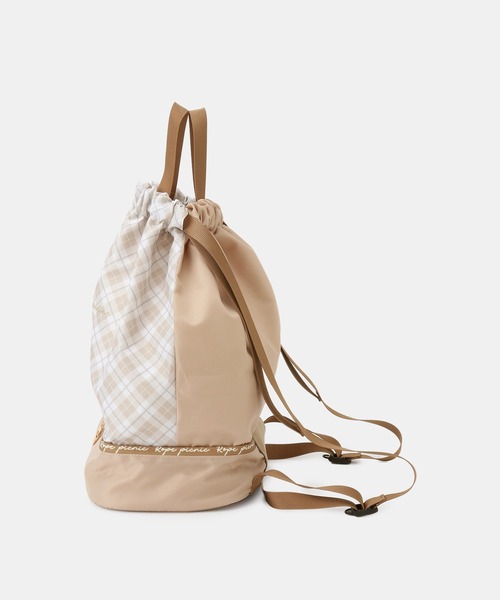 ROPE' PICNIC(ロペピクニック)の「【KIDS】メタリックプリントリュック(バックパック/リュック・キッズ・ブラック/ベージュ・FREE)」の5枚目の写真