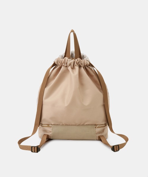 ROPE' PICNIC(ロペピクニック)の「【KIDS】メタリックプリントリュック(バックパック/リュック・キッズ・ブラック/ベージュ・FREE)」の6枚目の写真