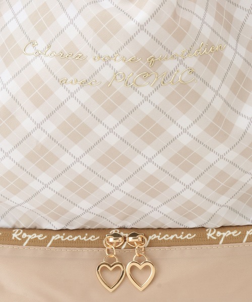 ROPE' PICNIC(ロペピクニック)の「【KIDS】メタリックプリントリュック(バックパック/リュック・キッズ・ブラック/ベージュ・FREE)」の9枚目の写真
