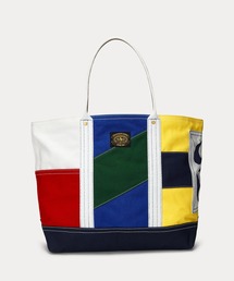 未使用品　ポロ ラルフローレンパッチワーク タイガー キャンバス トートバッグ POLO RALPH LAUREN（ポロ ラルフ ローレン）の「タイガーパッチ