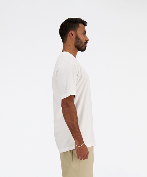 NEW BALANCE(ニューバランス)の「Sport Essentials ショートスリーブTシャツ(Tシャツ/カットソー・メンズ・アイボリー/グリーン/ネイビー/ライトブラウン/ブラック/ホワイト・SMALL/LARGE/MEDIUM/X-LARGE/XX-LARGE)」の17枚目の写真