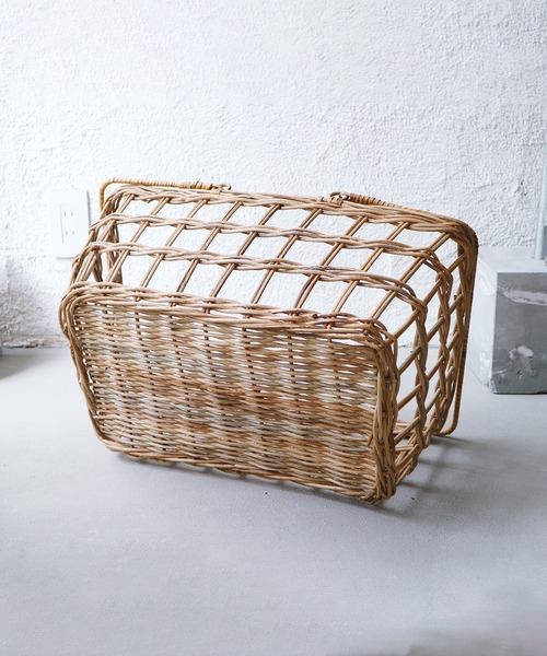 EARTH MADE(アースメイド)の「MARKET BASKET / M(かごバッグ・レディース・ナチュラル・FREE)」の5枚目の写真