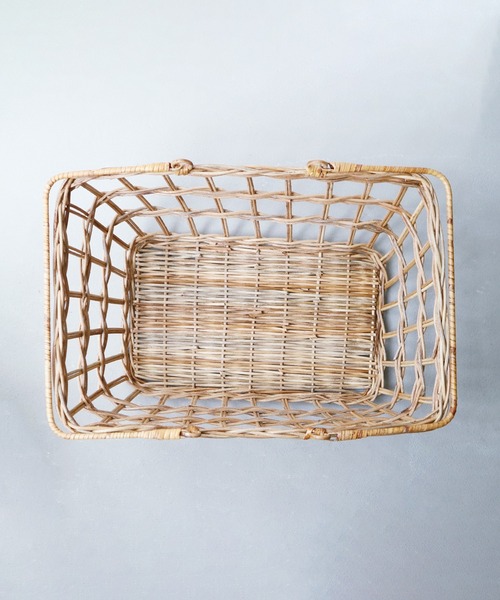 EARTH MADE(アースメイド)の「MARKET BASKET / M(かごバッグ・レディース・ナチュラル・FREE)」の6枚目の写真