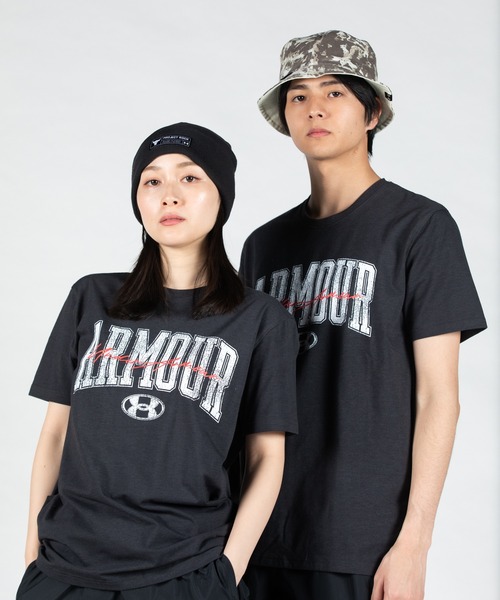 UNDER ARMOUR(アンダーアーマー)の「UAパフォーマンスコットン ノベルティ ショートスリーブTシャツ(トレーニング/メンズ)(Tシャツ/カットソー・メンズ・ブラック・M/S/XXL/XL/L)」の1枚目の写真