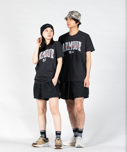 UNDER ARMOUR(アンダーアーマー)の「UAパフォーマンスコットン ノベルティ ショートスリーブTシャツ(トレーニング/メンズ)(Tシャツ/カットソー・メンズ・ブラック・M/S/XXL/XL/L)」の6枚目の写真