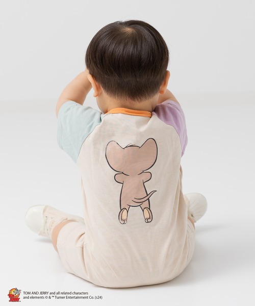 Tom＆Jerry（トムアンドジェリー）の「TOM&JERRY / トムアンドジェリー 半袖カバーオール（ロンパース・キッズ・C/D/A/B・80ｃｍ/70cm/60cm）」の8枚目の写真