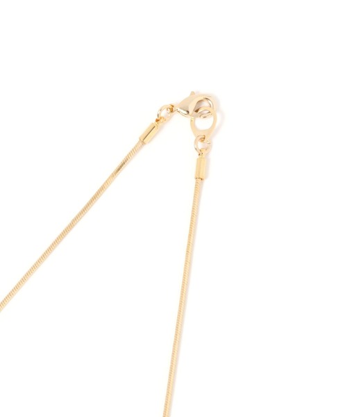 BAYFLOW(ベイフロー)の「リボンスライドネックレス(ネックレス・レディース・シルバー/ゴールド・FREE)」の4枚目の写真