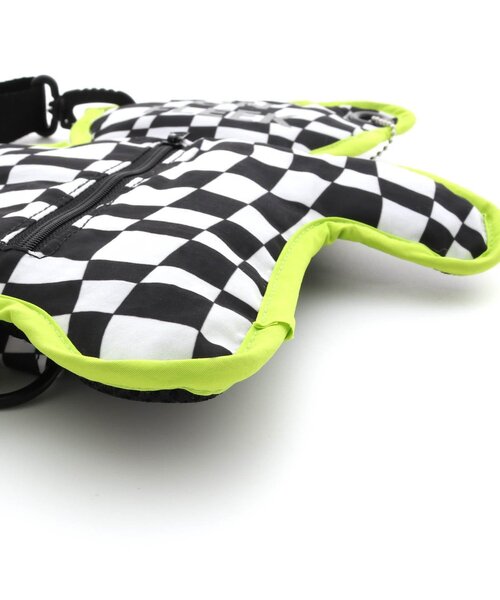 BREEZE(ブリーズ)の「【BREEZE NEW JACK】チャーム付きベアサコッシュ(ボディバッグ/ウエストポーチ・キッズ・ブラック/チェック・FREE)」の9枚目の写真