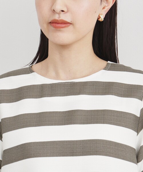 THE SHOP TK (ザ ショップ ティーケー )の「◆【ヒルナンデス!で紹介】袖タックブラウス/上品/洗濯機OK(シャツ/ブラウス・レディース・ブラウン系その他4/グリーン/アイボリー・12/13)」の19枚目の写真