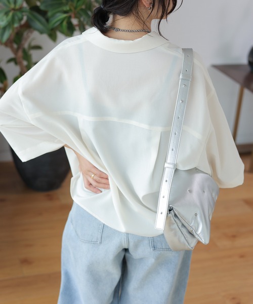 LEPSIM レプシィム 5分袖シャツ ケミカルインディゴ84 新品 LEPSIM（レプシィム）の「アソートデニム5分袖シャツ 109914
