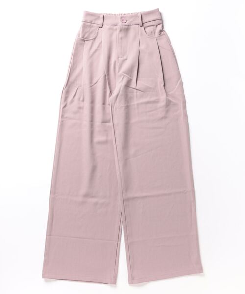 aimoha（アイモハ）の「【aimoha】ハイウエストタックスラックス（スラックス・レディース・ライトグレー/ベージュ/パープル/ブラック・SMALL/MEDIUM/LARGE/X-LARGE）」の6枚目の写真