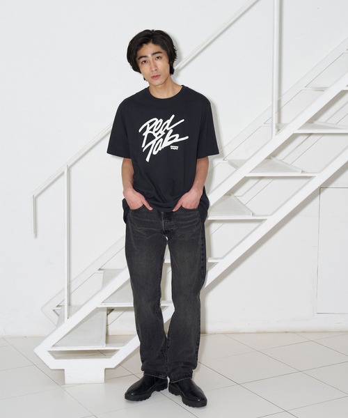 Levi's（リーバイス）の「Levi's/リーバイス　リラックスフィット グラフィック Tシャツ ブラック（Tシャツ/カットソー・メンズ・ブラック・S/M/L/XL）」の10枚目の写真