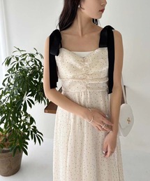 one after another NICE CLAUP | 肩リボンキャミワンピース(ワンピース)