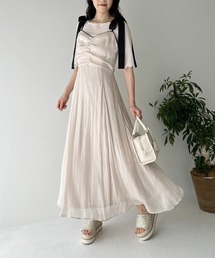 one after another NICE CLAUP | 肩リボンキャミワンピース(ワンピース)