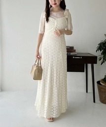 one after another NICE CLAUP | 肩リボンキャミワンピース(ワンピース)