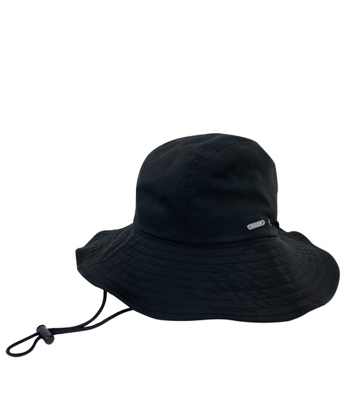 ROXY（ロキシー）の「SURFCAMP SAFARI HAT/ロキシーUVカット撥水ナイロンハット（ハット・レディース・ブラック/ホワイト/バーガンディー・FREE）」の3枚目の写真