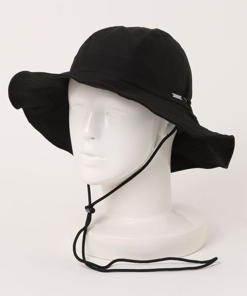 ROXY（ロキシー）の「SURFCAMP SAFARI HAT/ロキシーUVカット撥水ナイロンハット（ハット・レディース・ブラック/ホワイト/バーガンディー・FREE）」の5枚目の写真