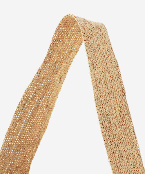 Bshop(ビショップ)の「sophie digard | ラフィア パッチワーク スクエアハンドバッグ WOMEN(ハンドバッグ・レディース・Nat・F)」の7枚目の写真