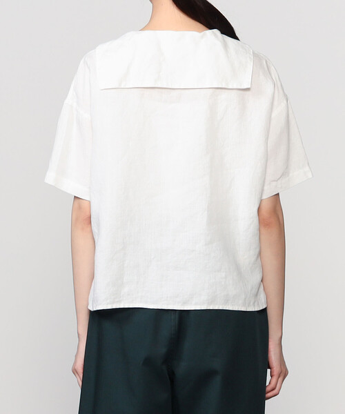ORCIVAL | リネン半袖セーラーシャツ WOMEN ORCIVAL | リネン 半袖セーラーシャツ WOMEN