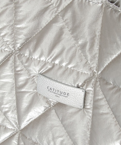 ikka(イッカ)の「キルト縦長トートバッグ(トートバッグ・レディース・グレー/ブラック・FREE)」の12枚目の写真