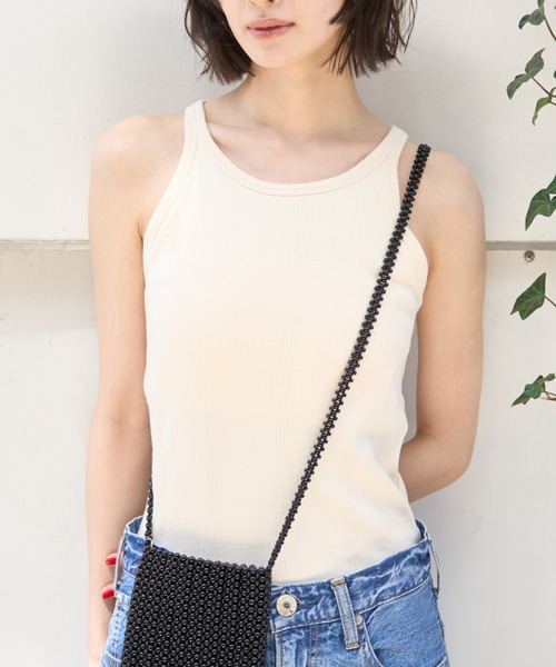 MILLER(ミラー)の「【追加3 】【Robert P.Miller / ロバートピーミラー】Prib A/S Tank パット付きタンク(タンクトップ・レディース・その他/ブラック/アイボリー/ブラウン系その他・フリー)」の2枚目の写真