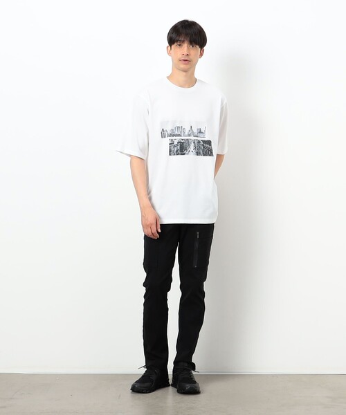 COMME CA ISM(コムサイズム)の「【接触冷感機能】Feel-Cool フォトTシャツ 「City」(Tシャツ/カットソー・メンズ・ホワイト・M/L)」の9枚目の写真