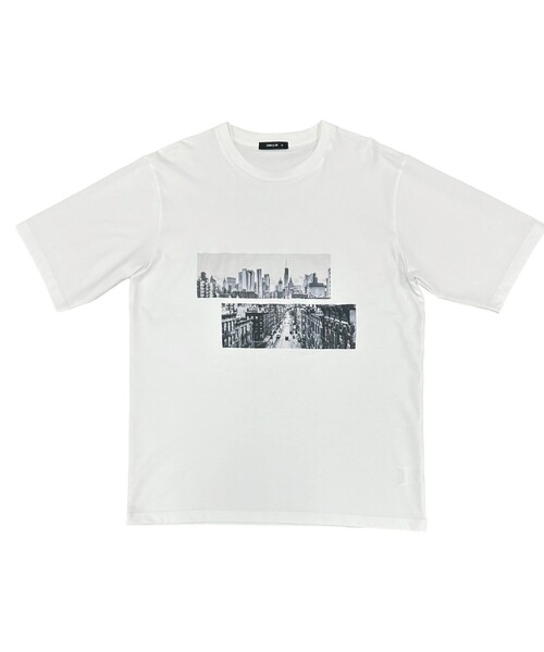 COMME CA ISM(コムサイズム)の「【接触冷感機能】Feel-Cool フォトTシャツ 「City」(Tシャツ/カットソー・メンズ・ホワイト・M/L)」の10枚目の写真