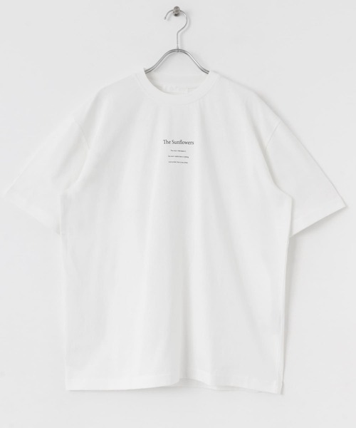 SENSE OF PLACE by URBAN RESEARCH(センスオブプレイスバイアーバンリサーチ)の「『別注』グラフィックアートTシャツ(5分袖)C(Tシャツ/カットソー・メンズ・ホワイト/ブラック/パープル系その他・MEDIUM/LARGE)」の12枚目の写真