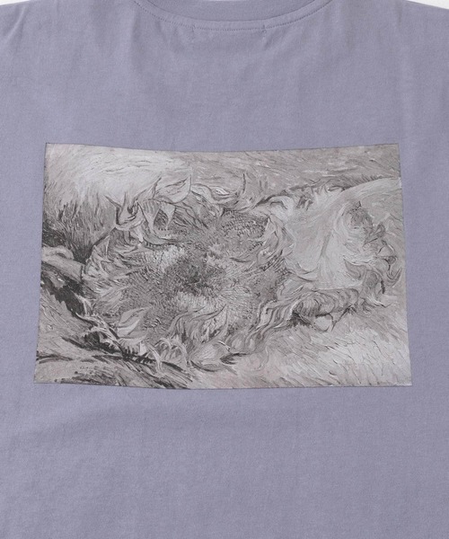 SENSE OF PLACE by URBAN RESEARCH(センスオブプレイスバイアーバンリサーチ)の「『別注』グラフィックアートTシャツ(5分袖)C(Tシャツ/カットソー・メンズ・ホワイト/ブラック/パープル系その他・MEDIUM/LARGE)」の19枚目の写真