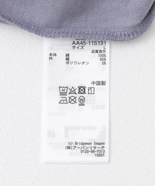 SENSE OF PLACE by URBAN RESEARCH(センスオブプレイスバイアーバンリサーチ)の「『別注』グラフィックアートTシャツ(5分袖)C(Tシャツ/カットソー・メンズ・ホワイト/ブラック/パープル系その他・MEDIUM/LARGE)」の22枚目の写真