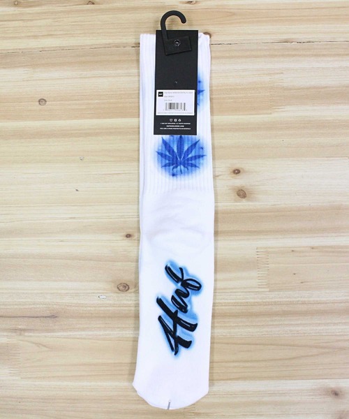HUF（ハフ）の「エアブラシ デジタル プラントライフソックス 靴下 AIRBRUSH DIGITAL PL SOCK（ソックス/靴下・メンズ・ホワイト/ブラック・OS）」の8枚目の写真