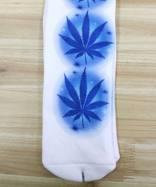 HUF（ハフ）の「エアブラシ デジタル プラントライフソックス 靴下 AIRBRUSH DIGITAL PL SOCK（ソックス/靴下・メンズ・ホワイト/ブラック・OS）」の10枚目の写真