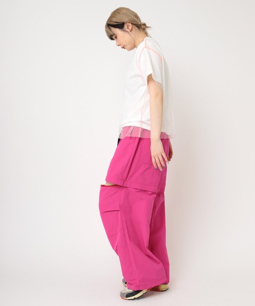 RNA(アールエヌエー)の「M2239 チュールレイヤードT(Tシャツ/カットソー・レディース・ホワイト/ブラック/オレンジ・MEDIUM)」の17枚目の写真