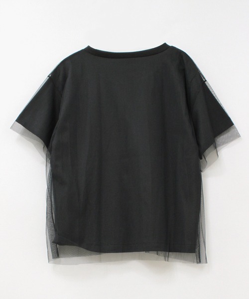 RNA(アールエヌエー)の「M2239 チュールレイヤードT(Tシャツ/カットソー・レディース・ホワイト/ブラック/オレンジ・MEDIUM)」の22枚目の写真