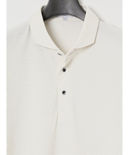 レノマ オム ハニカムメッシュ ワイドカラーポロ（ポロシャツ）｜renoma HOMME（レノマオム）